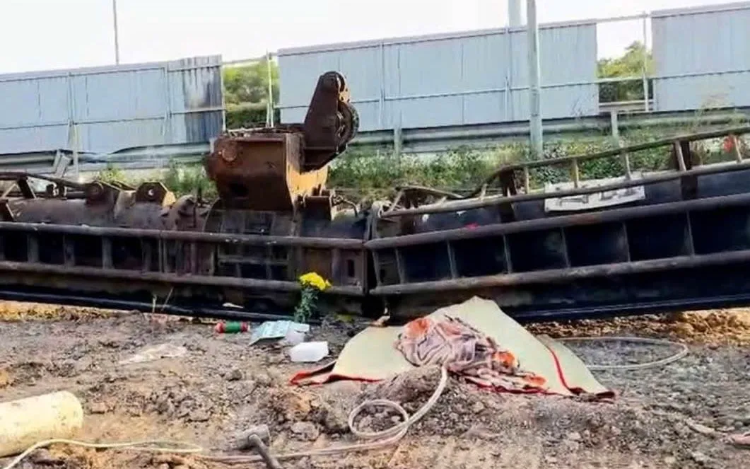 Hiện trường vụ tai nạn. Ảnh: NDCC.