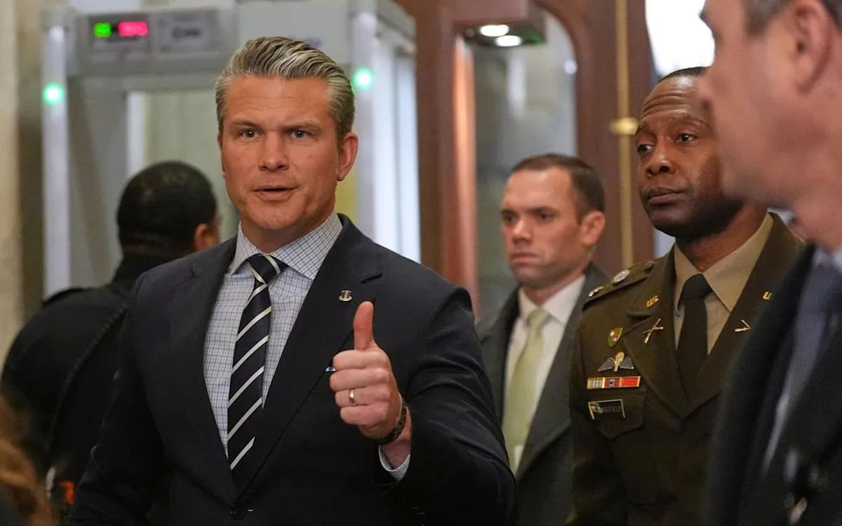 Bộ trưởng Chiến tranh Mỹ Pete Hegseth (Ảnh: AP)
