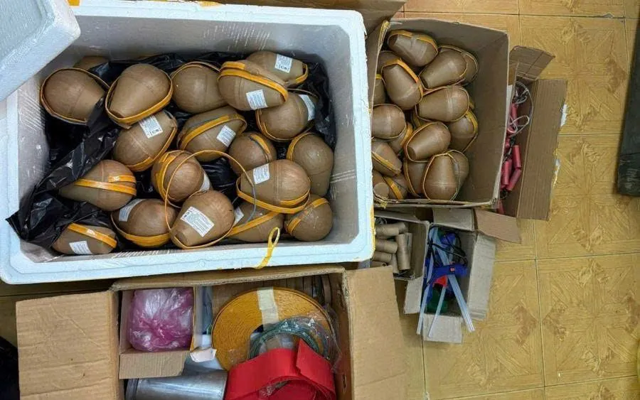 Gần 30kg pháo nổ trái phép bị Công an tỉnh Phú Thọ thu giữ.
