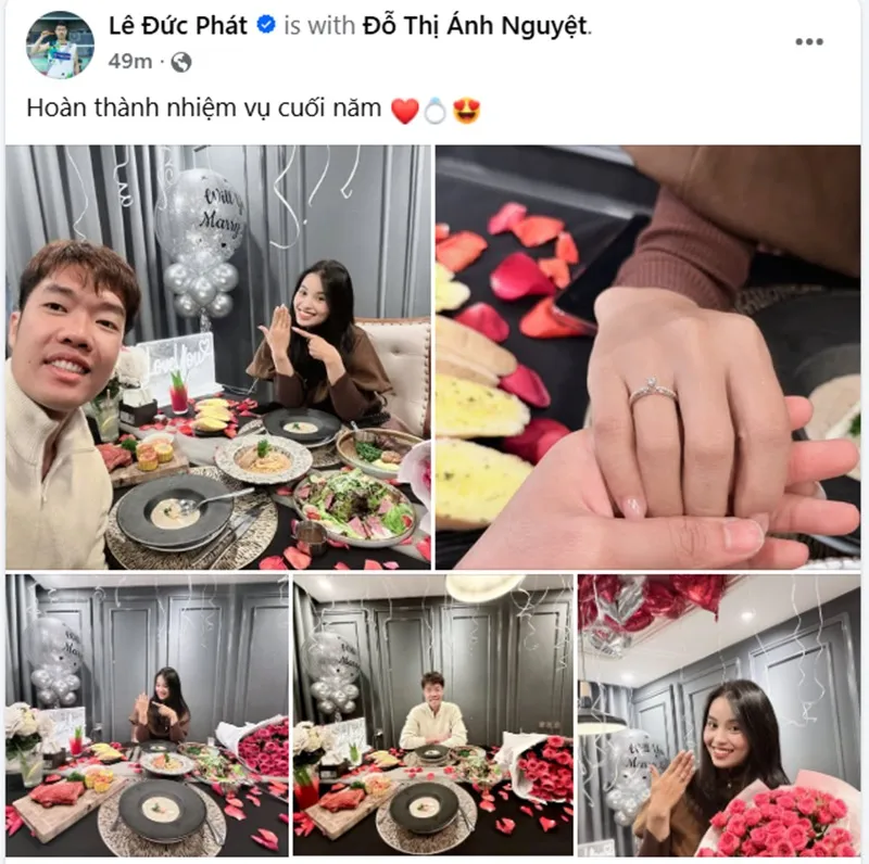 Lê Đức Phát cầu hôn Ánh Nguyệt: Chuyện tình Olympic chuẩn bị sang trang mới- Ảnh 1.