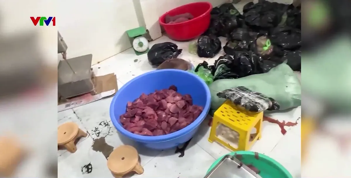 Triệt ph&aacute; th&ecirc;m đường d&acirc;y l&agrave;m giả thịt b&ograve; quy m&ocirc; lớn tại TP Hồ Ch&iacute; Minh - Ảnh 1.