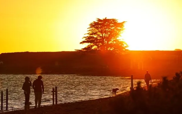 Bãi biển Campbells Cove tại Melbourne trong đợt nắng nóng nghiêm trọng ảnh hưởng đến bang Victoria và South Australia (Ảnh: Ye Myo Khant/Shutterstock)