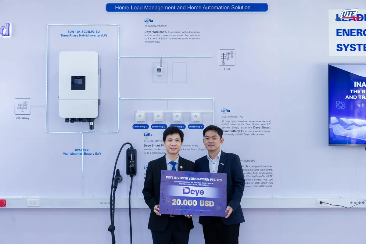 Deye Vietnam kh&aacute;nh th&agrave;nh ph&ograve;ng th&iacute; nghiệm C&ocirc;ng nghệ năng lượng Mặt trời - Ảnh 2.