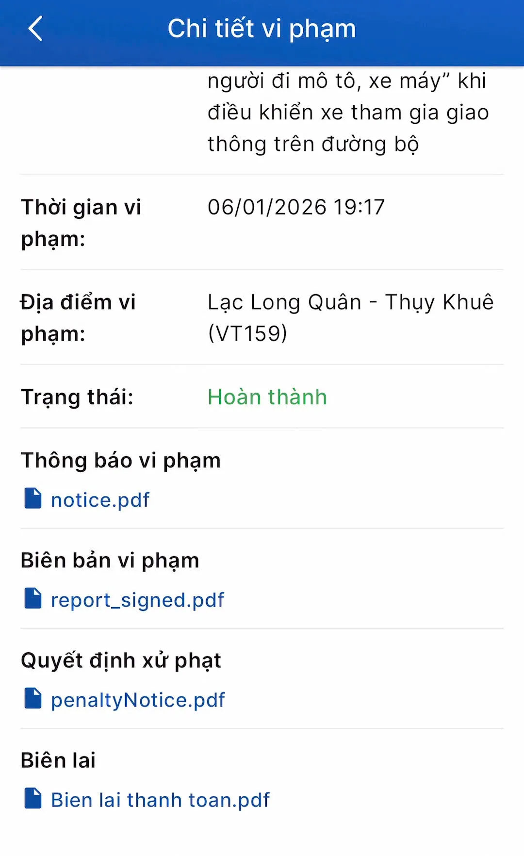 H&agrave; Nội, người d&acirc;n c&oacute; thể theo d&otilde;i th&ocirc;ng tin v&agrave; thực hiện xử phạt vi phạm TTATGT qua ứng dụng iHanoi - Ảnh 6.