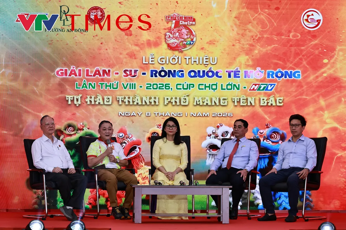 Giải Lân Sư Rồng Quốc tế Cúp Chợ Lớn 2026: Hội tụ tinh hoa, tôn vinh Thành phố mang tên Bác- Ảnh 2.