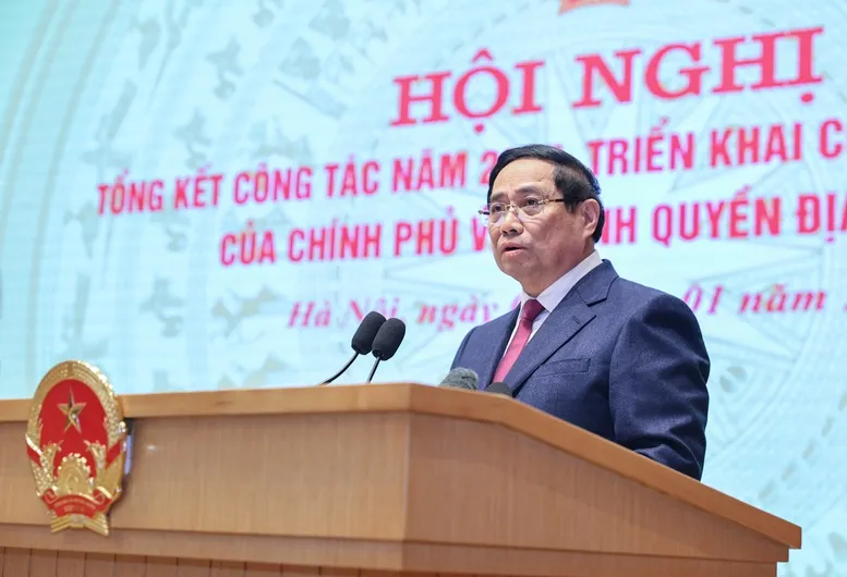 Hội nghị tổng kết năm 2025, triển khai nhiệm vụ năm 2026 của Ch&iacute;nh phủ với ch&iacute;nh quyền địa phương - Ảnh 3.