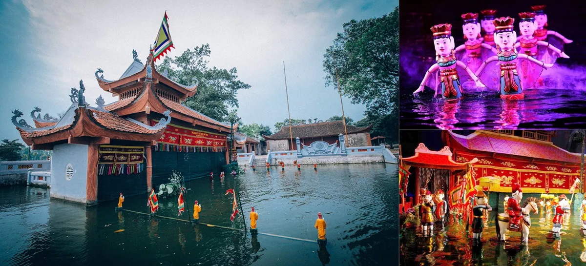 Múa rối nước: Vũ điệu huyền ảo trên mặt nước đình làng- Ảnh 1. Múa rối nước: Vũ điệu huyền ảo trên mặt nước đình làng- Ảnh 1.