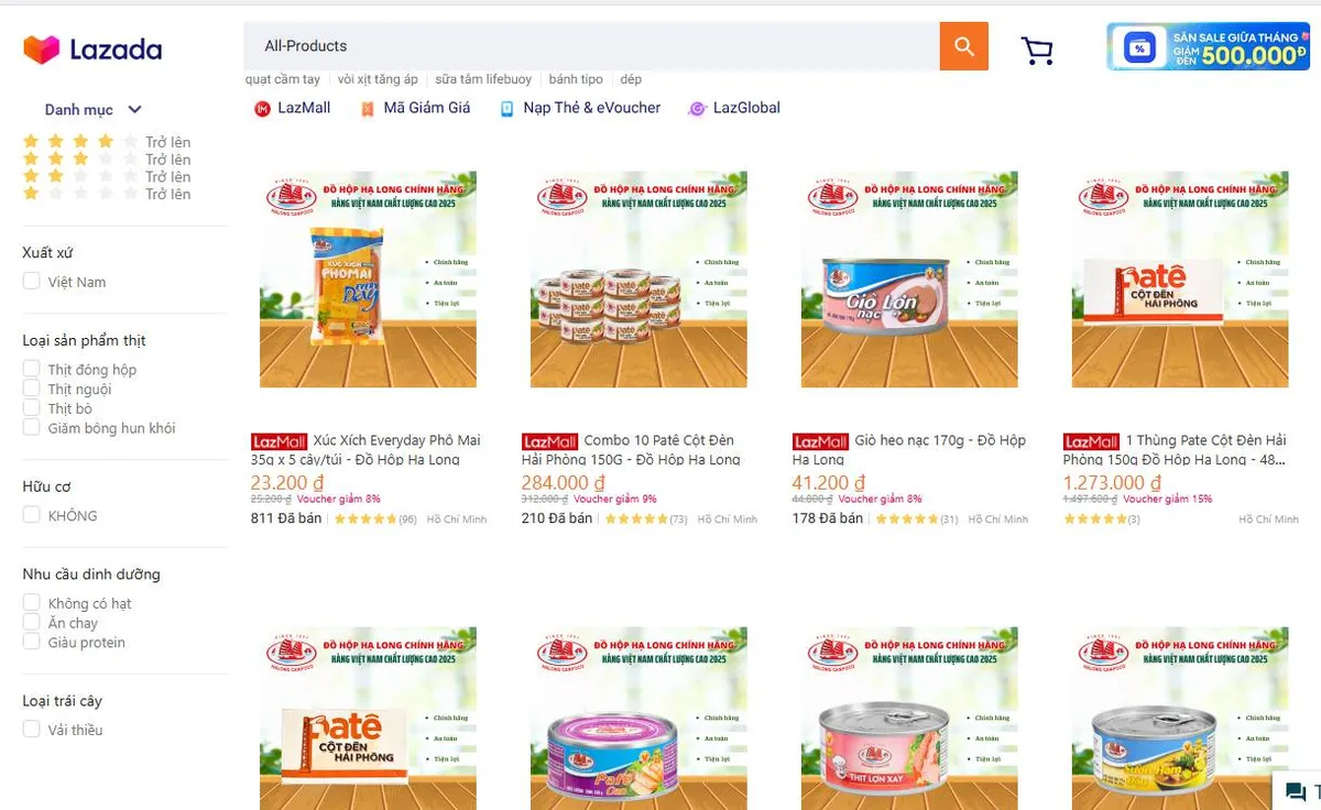 Ngo&agrave;i pate cột đ&egrave;n Hải Ph&ograve;ng, Đồ hộp Hạ Long c&ograve;n sản xuất hơn 35 d&ograve;ng sản phẩm- Ảnh 1.