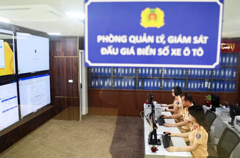 Thu gần 5.000 tỷ đồng từ đấu gi&aacute; biển số xe năm 2025 - Ảnh 1.