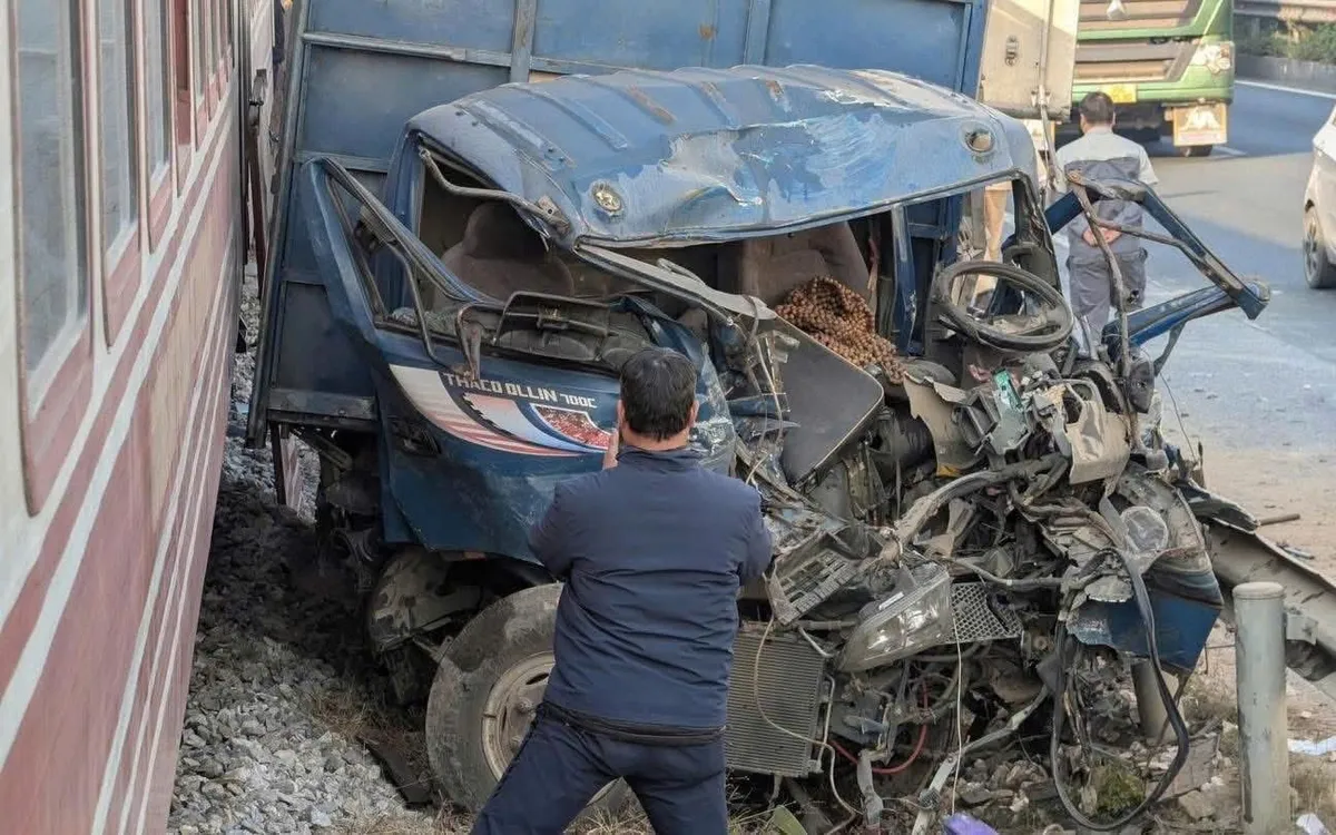 Hiện trường vụ tai nạn.