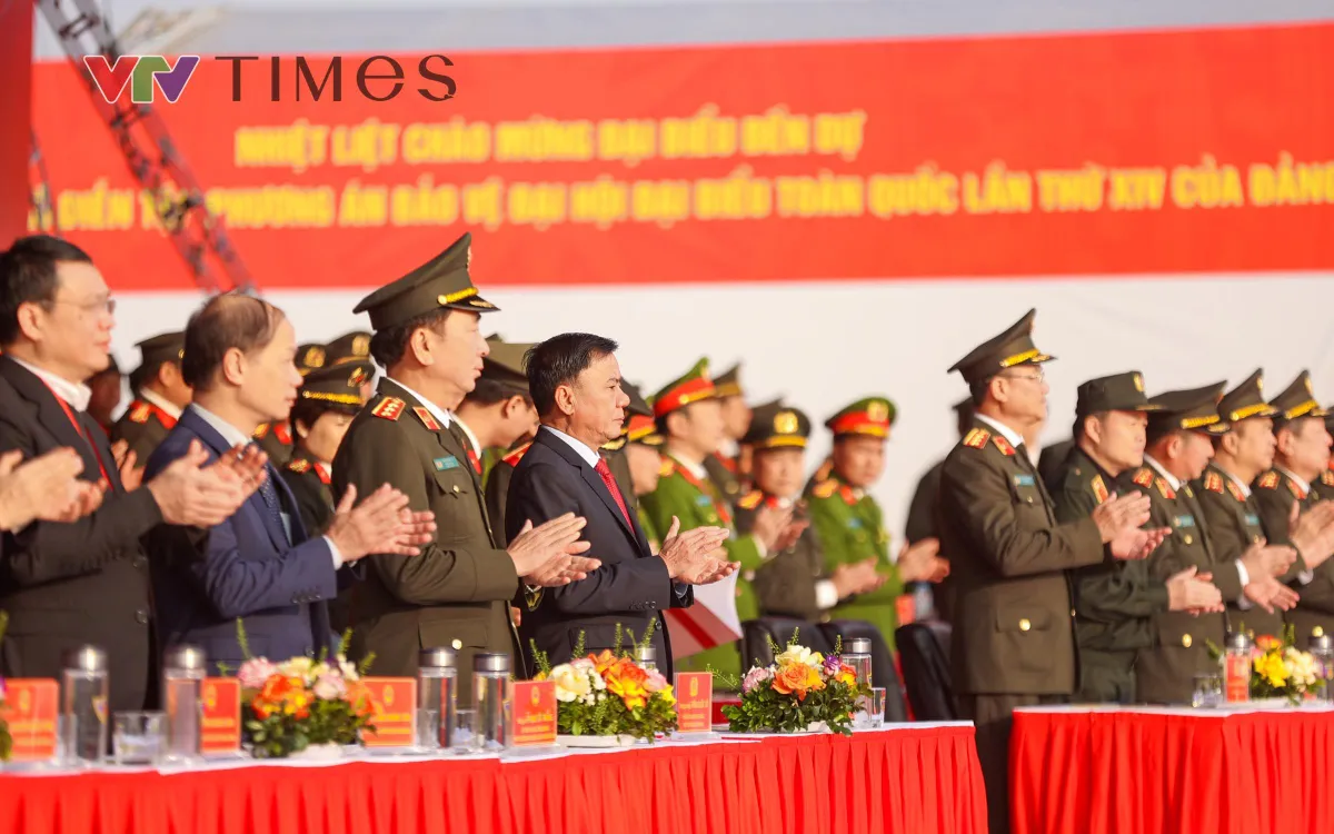 Bộ C&ocirc;ng an xuất qu&acirc;n đảm bảo an ninh, trật tự bảo vệ Đại hội đại biểu to&agrave;n quốc lần XIV của Đảng - Ảnh 3.