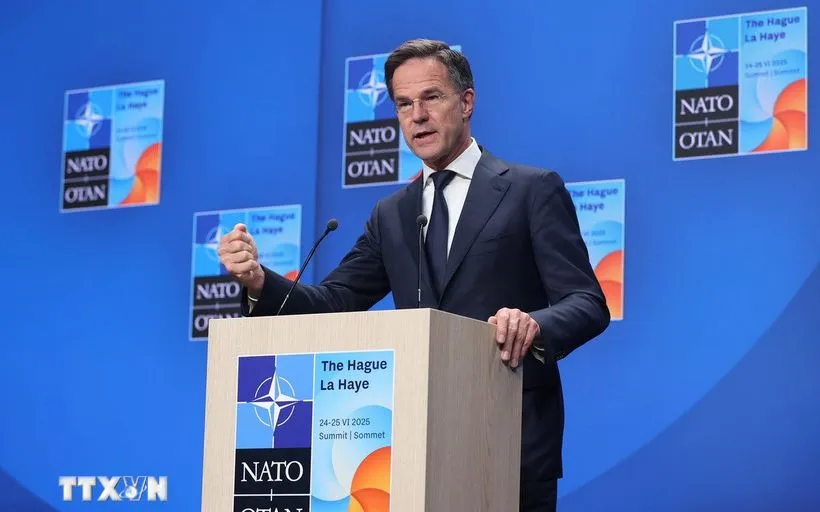 Tổng thư ký NATO Mark Rutte. (Ảnh: THX/TTXVN)
