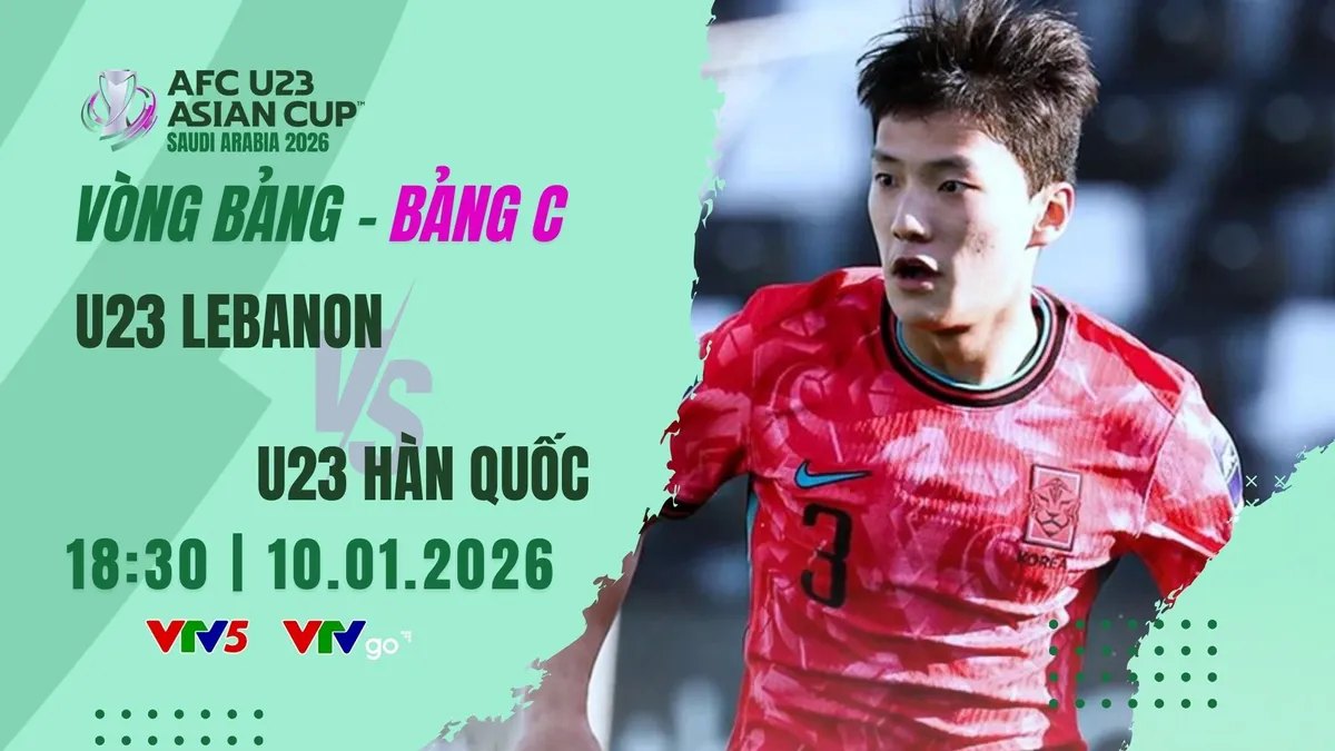 Lịch thi đấu và trực tiếp U23 châu Á 2026 trên VTV hôm nay (10/1): Tâm điểm U23 Nhật Bản vs U23 UAE
- Ảnh 3.