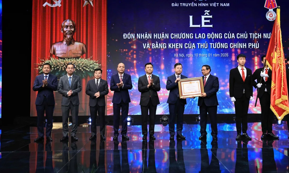 Đ&agrave;i Truyền h&igrave;nh Việt Nam đ&oacute;n nhận Hu&acirc;n chương Lao động hạng Nhất- Ảnh 2.