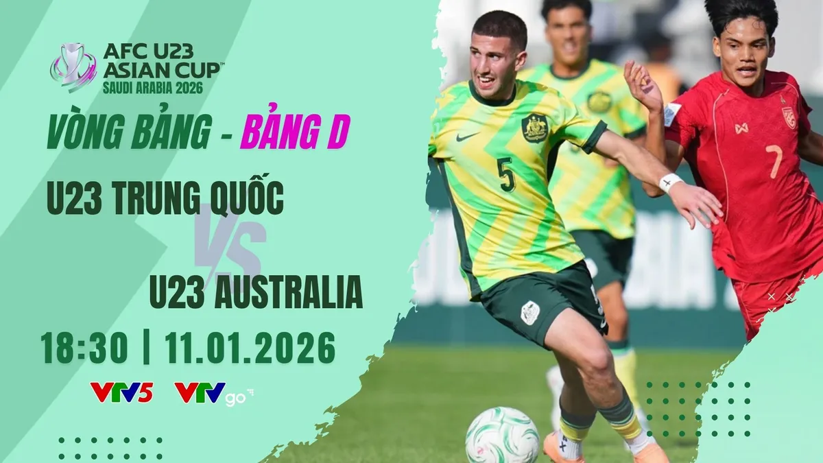 Lịch thi đấu và trực tiếp U23 châu Á 2026 trên VTV hôm nay (11/1): Tâm điểm U23 Thái Lan vs U23 Iraq
- Ảnh 1.