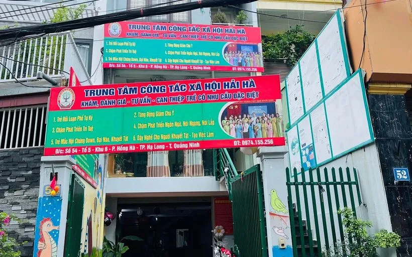 Trung tâm Công tác xã hội Hải Hà là đơn vị tư nhân, có hai cơ sở, một ở khu Hồng Hà 6, phường Hạ Long và một ở khu phố Trại Lốc, phường An Sinh, tỉnh Quảng Ninh (cơ sở 2).