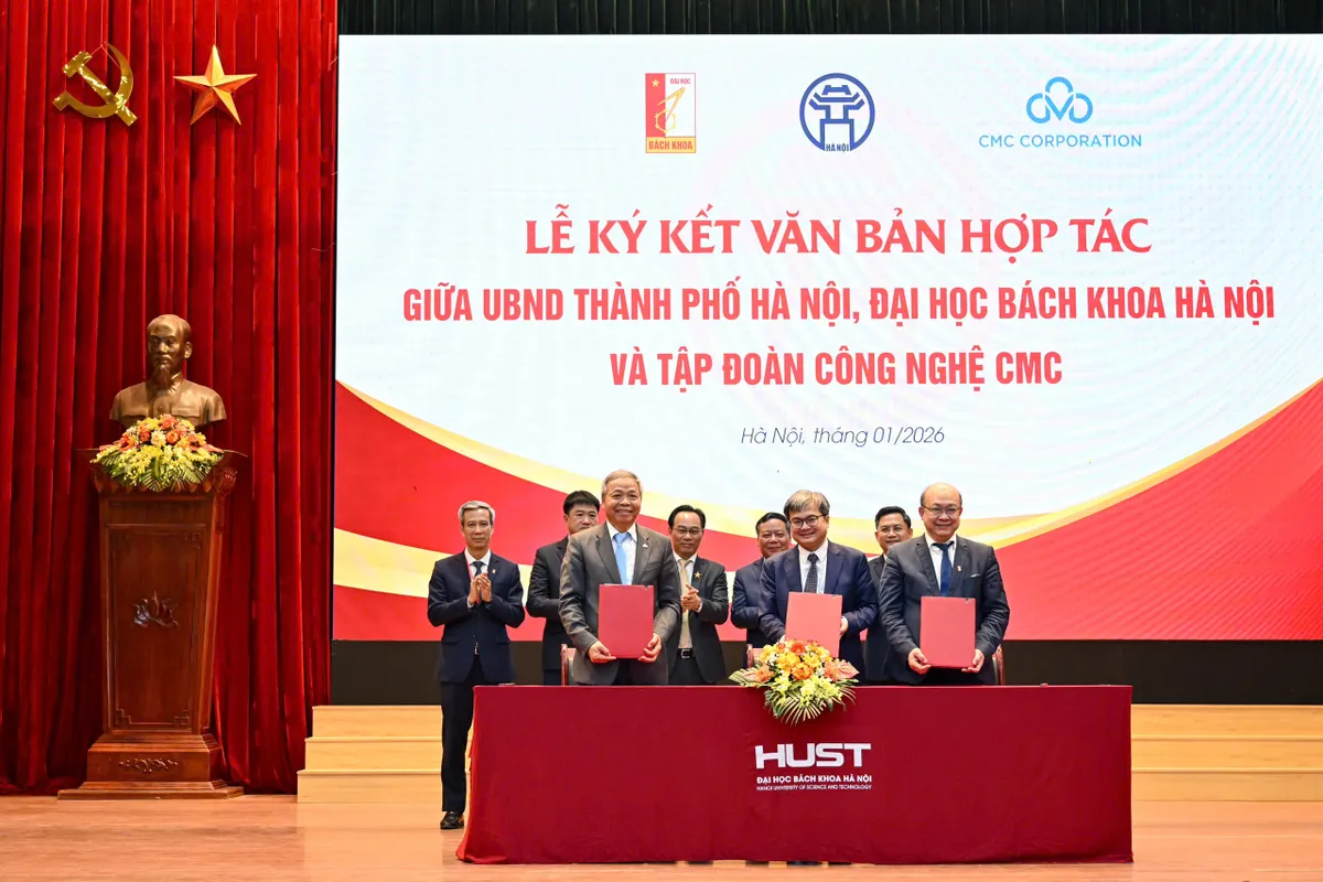 Hà Nội thúc đẩy mô hình “ba nhà” tạo đột phá khoa học công nghệ và chuyển đổi số - Ảnh 1.