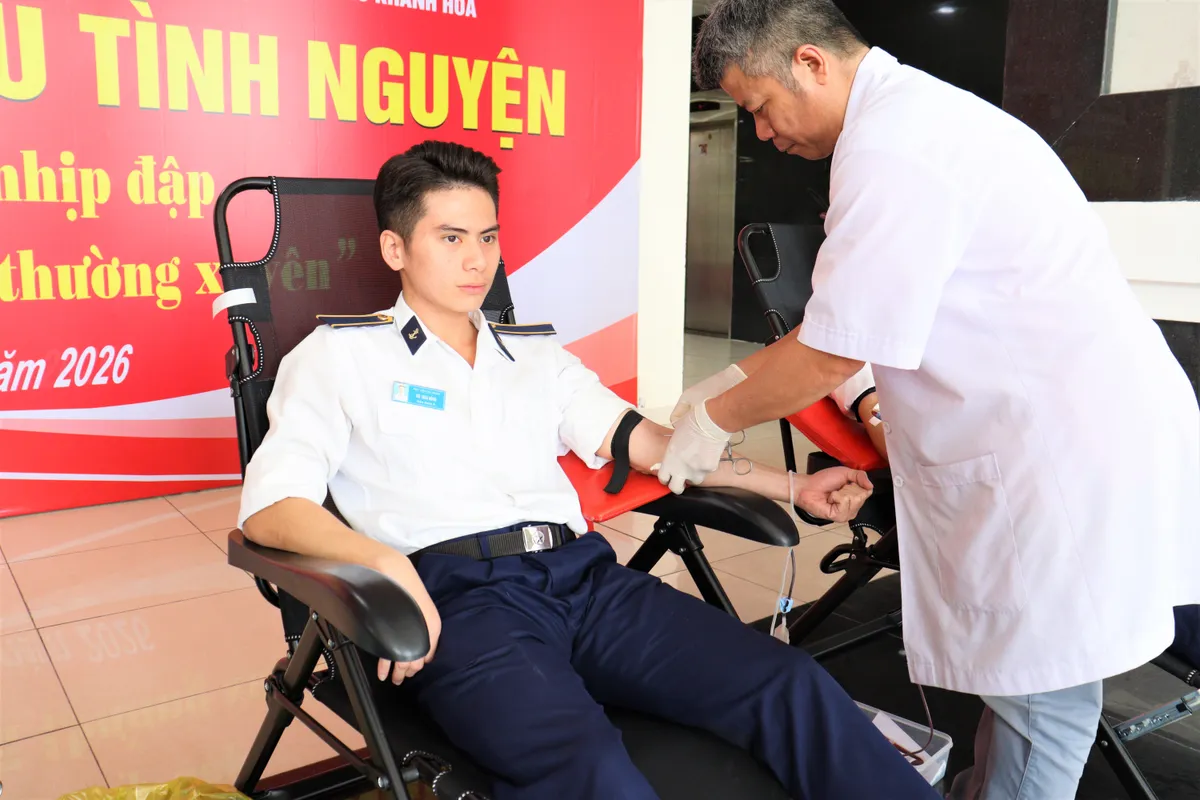 Học viện Hải qu&acirc;n tổ chức Chương tr&igrave;nh Hiến m&aacute;u t&igrave;nh nguyện năm 2026- Ảnh 1.