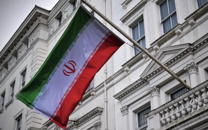 Đại sứ quán Iran tại London, Anh, ngày 11/1/2026 (Ảnh: Đại sứ quán Iran tại Anh)