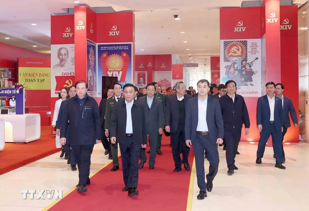 Thường trực Ban B&iacute; thư Trần Cẩm T&uacute; chủ tr&igrave; sơ duyệt c&ocirc;ng t&aacute;c tổ chức phục vụ Đại hội XIV của Đảng - Ảnh 2.