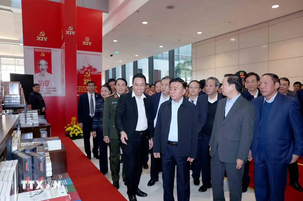 Thường trực Ban B&iacute; thư Trần Cẩm T&uacute; chủ tr&igrave; sơ duyệt c&ocirc;ng t&aacute;c tổ chức phục vụ Đại hội XIV của Đảng - Ảnh 1.