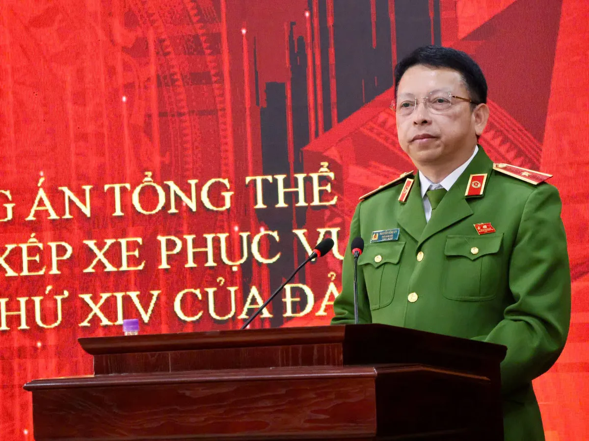 CSGT H&agrave; Nội huy động tối đa lực lượng bảo đảm an to&agrave;n giao th&ocirc;ng phục vụ Đại hội Đảng to&agrave;n quốc lần thứ XIV- Ảnh 1.