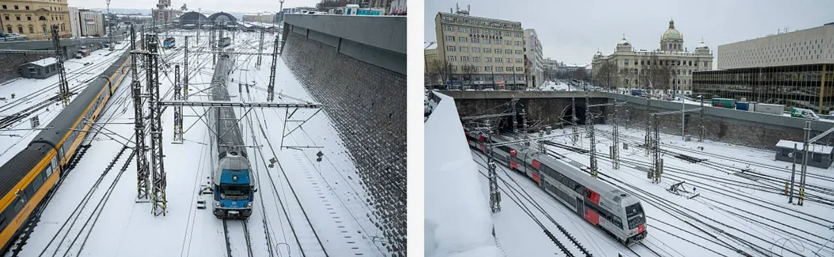 Băng gi&aacute; bao tr&ugrave;m, giao th&ocirc;ng Trung v&agrave; Đ&ocirc;ng &Acirc;u gi&aacute;n đoạn nghi&ecirc;m trọng- Ảnh 1.