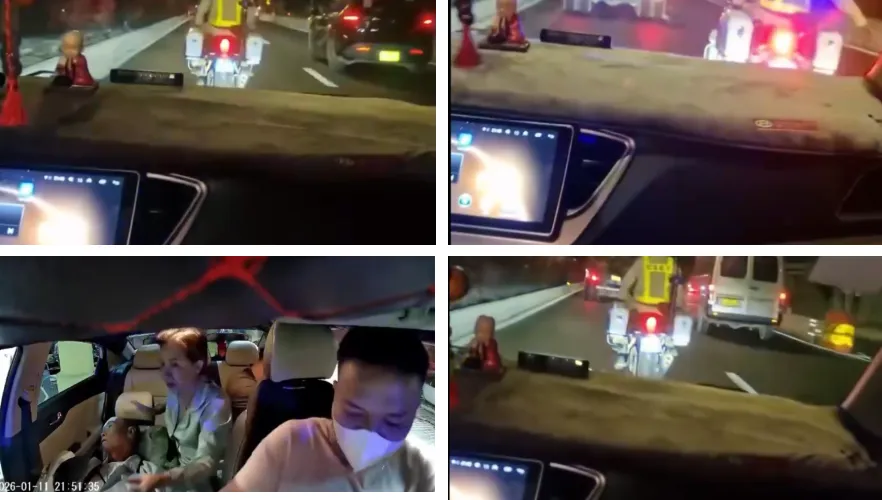 CSGT Trạm Tây Bắc kịp thời dẫn đường, đưa bệnh nhân nguy kịch đi cấp cứu - Ảnh 1.