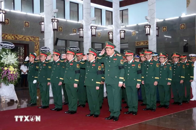 Lễ tang cấp nh&agrave; nước Đại tướng, Anh h&ugrave;ng lực lượng vũ trang nh&acirc;n d&acirc;n L&ecirc; Văn Dũng - Ảnh 4.