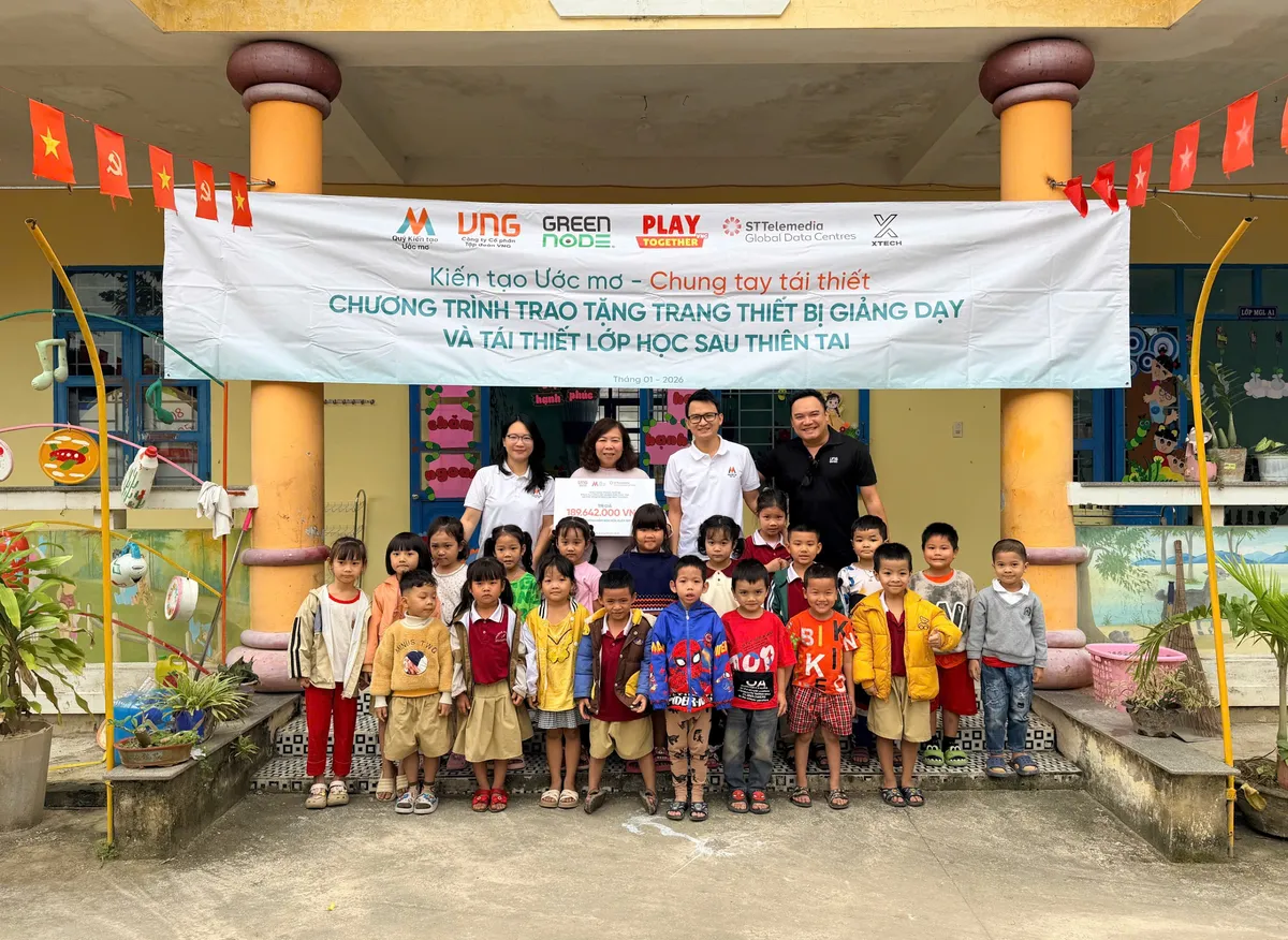  Hỗ trợ t&aacute;i thiết trường học sau lũ tại Đắk Lắk, Gia Lai v&agrave; Huế - Ảnh 1.