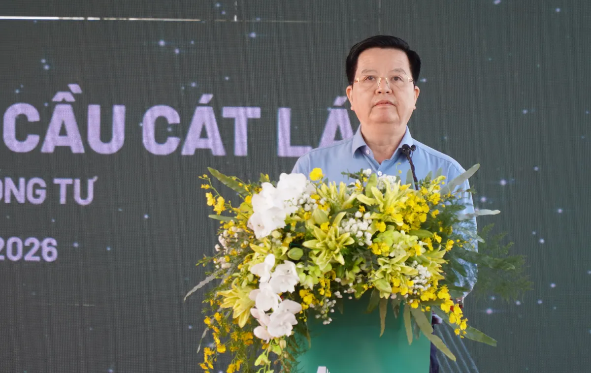 Khởi c&ocirc;ng cầu C&aacute;t L&aacute;i V&agrave; cầu Long Hưng: Tạo động lực ph&aacute;t triển cho v&ugrave;ng kinh tế trọng điểm ph&iacute;a Nam- Ảnh 1.