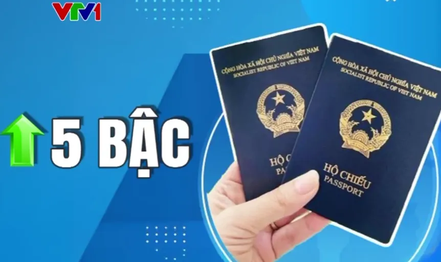Hộ Chiếu Việt Nam tăng 5 bậc - Ảnh 1.