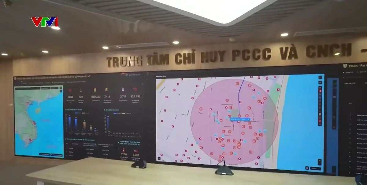Ra mắt Trung t&acirc;m th&ocirc;ng tin chỉ huy truyền tin b&aacute;o ch&aacute;y li&ecirc;n th&ocirc;ng to&agrave;n quốc - Ảnh 3.