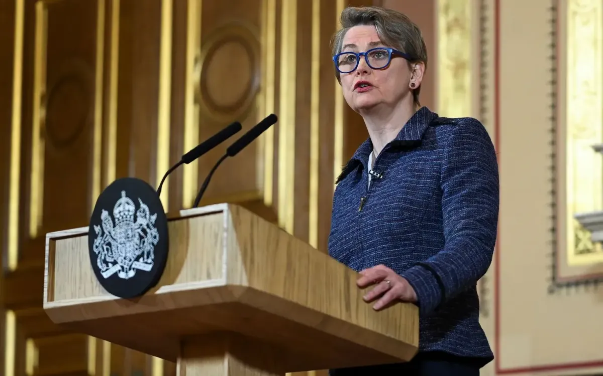 Ngoại trưởng Anh Yvette Cooper (Ảnh: WPA Pool)