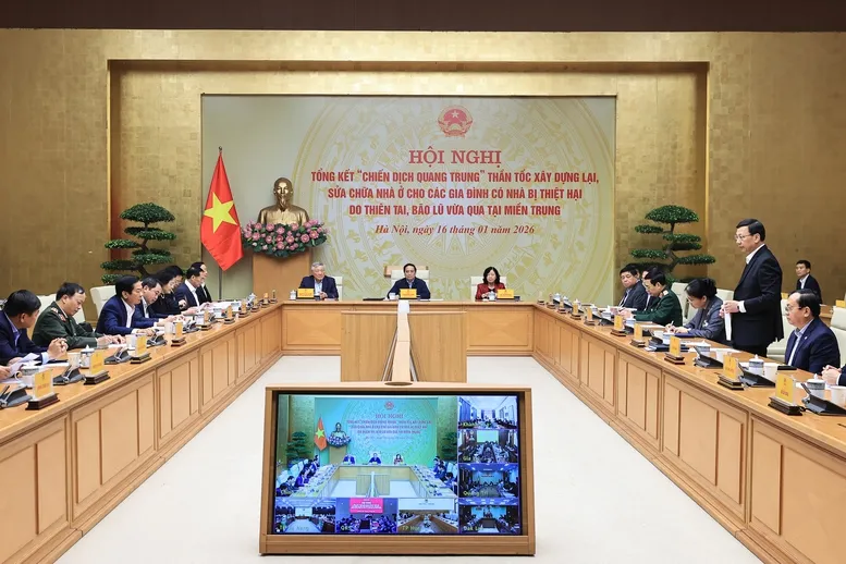 Thủ tướng Phạm Minh Ch&iacute;nh chủ tr&igrave; Hội nghị tổng kết &ldquo;Chiến dịch Quang Trung&rdquo; - Ảnh 1.
