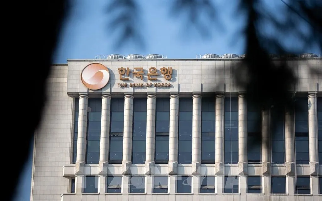 Trụ sở Ngân hàng trung ương Hàn Quốc tại thủ đô Seoul. 