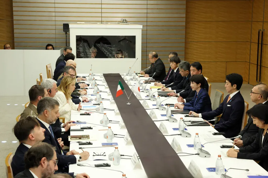 Italy và Nhật Bản nâng cấp quan hệ lên đối tác chiến lược đặc biệt- Ảnh 1. Italy và Nhật Bản nâng cấp quan hệ lên đối tác chiến lược đặc biệt- Ảnh 1.