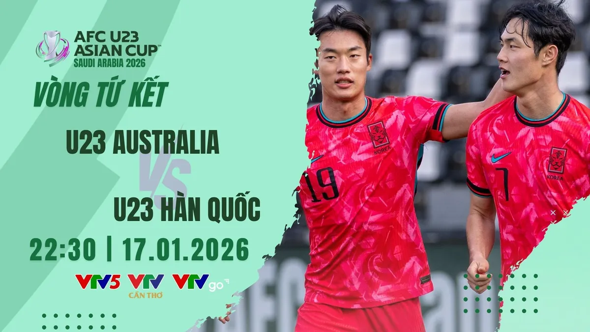 Lịch thi đấu v&agrave; trực tiếp tứ kết U23 ch&acirc;u &Aacute; 2026 tr&ecirc;n VTV h&ocirc;m nay, 17/1: Chờ đợi những bất ngờ

- Ảnh 2.