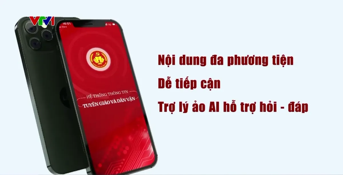 Ứng dụng “Tuyên giáo và Dân vận” kết nối hiệu quả với Nhân dân - Ảnh 1.