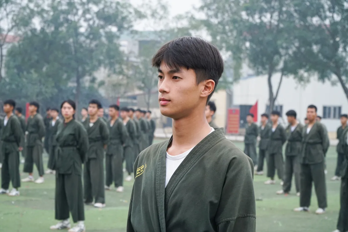 Học vi&ecirc;n c&aacute;c trường c&ocirc;ng an r&egrave;n luyện bản lĩnh tại thao trường  - Ảnh 8.