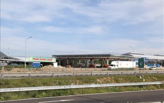 Trạm dừng nghỉ tại km 205+092 trên tuyến cao tốc Vĩnh Hảo - Phan Thiết (Lâm Đồng). Ảnh minh họa: Nguyễn Thanh/TTXVN