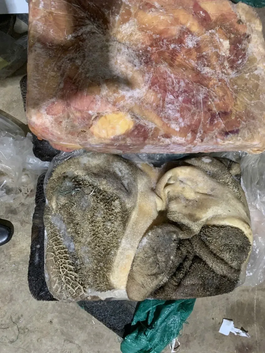 Thu giữ hơn 18 tấn thịt bò, lòng bò không rõ nguồn gốc tại TP Hồ Chí Minh - Ảnh 2.