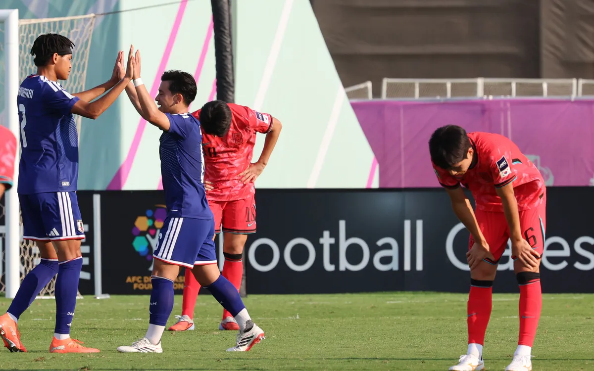 U23 Nhật Bản là đội bóng đầu tiên giành quyền vào chung kết giải U23 châu Á (Ảnh: AFC).
