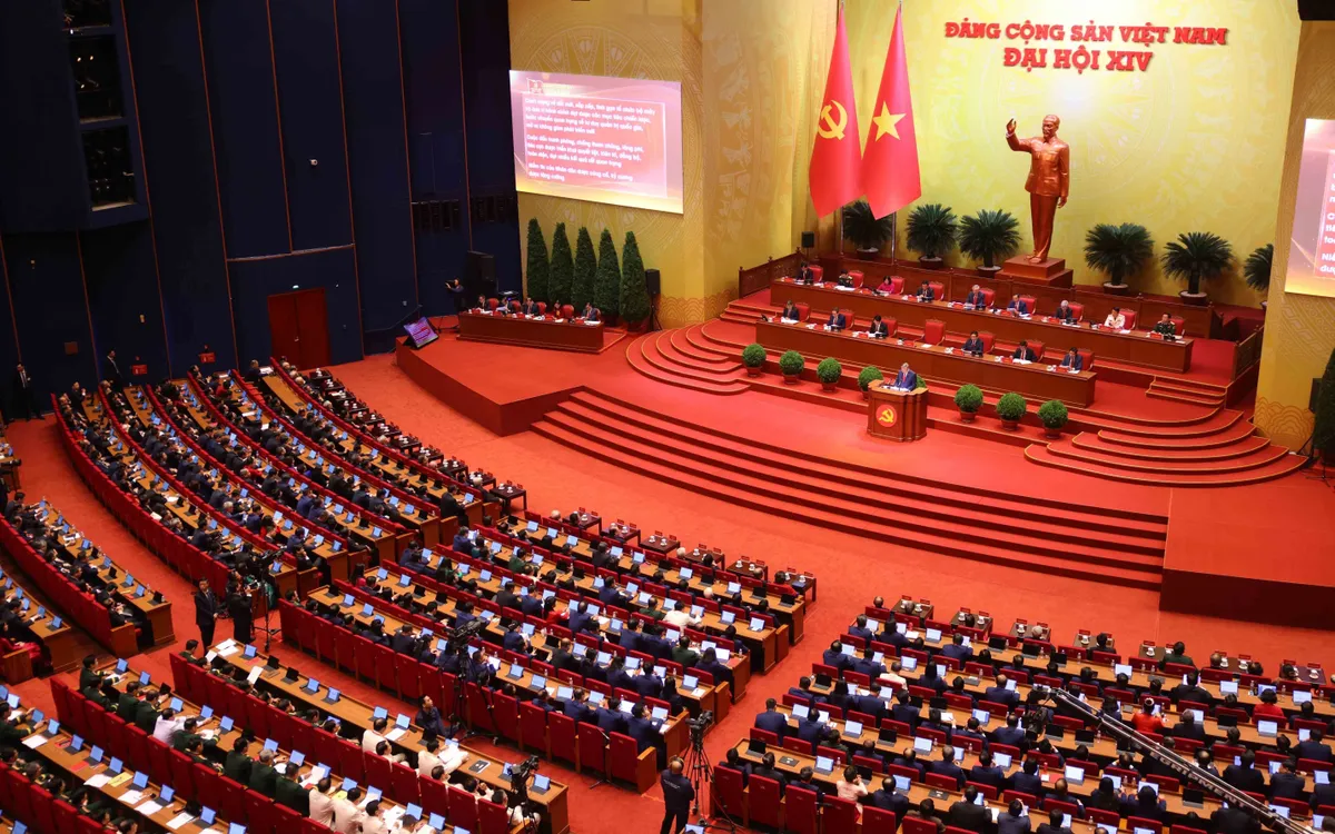 Tổng B&iacute; thư T&ocirc; L&acirc;m: Đại hội XIV l&agrave; dấu mốc mở ra chặng đường ph&aacute;t triển mới của đất nước - Ảnh 1.