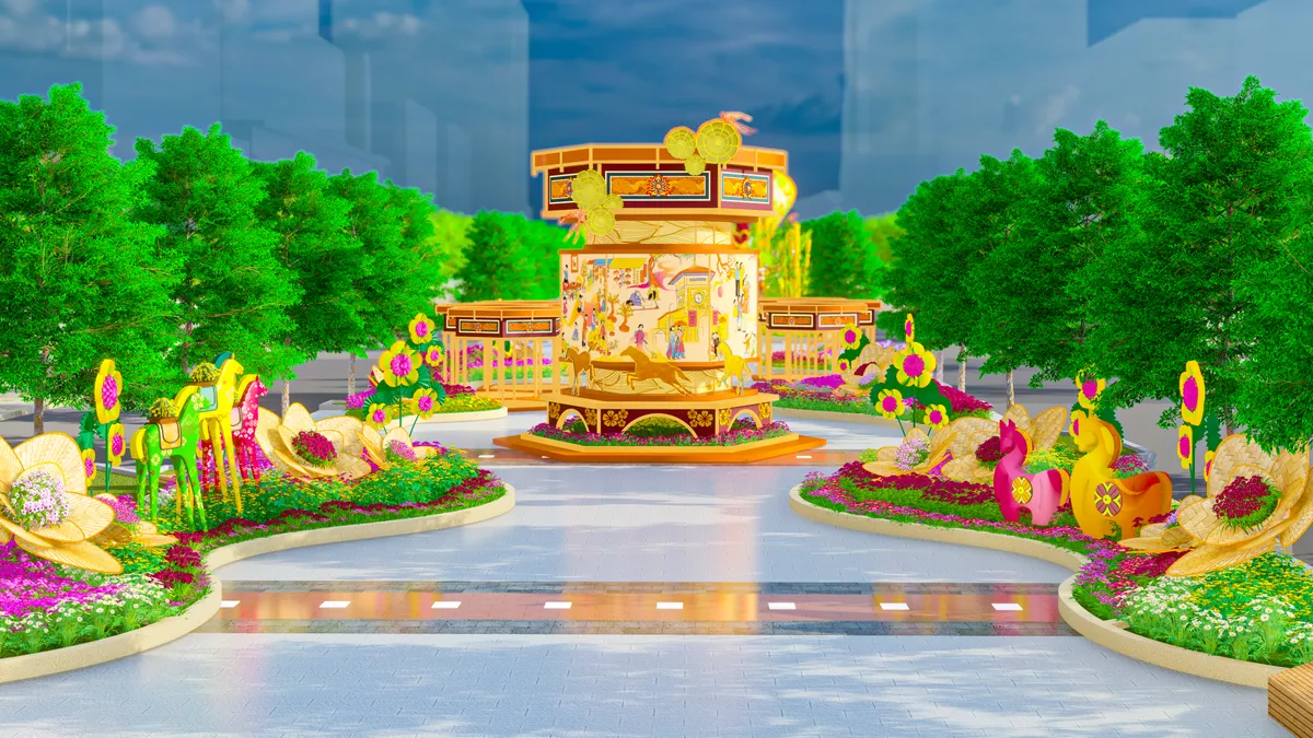 Đường hoa Nguyễn Huệ Tết B&iacute;nh Ngọ 2026 lần đầu c&oacute; hai phi&ecirc;n bản ng&agrave;y v&agrave; đ&ecirc;m- Ảnh 5.