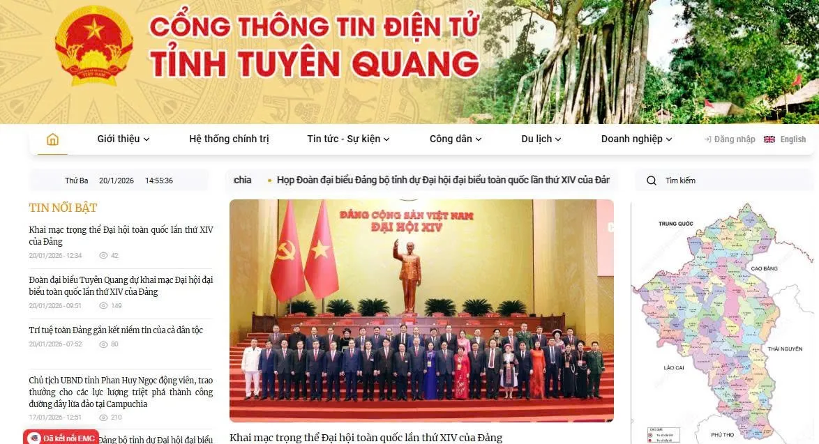 Tuy&ecirc;n Quang đẩy mạnh c&ocirc;ng t&aacute;c th&ocirc;ng tin phục vụ chỉ đạo, điều h&agrave;nh của ch&iacute;nh quyền - Ảnh 2.