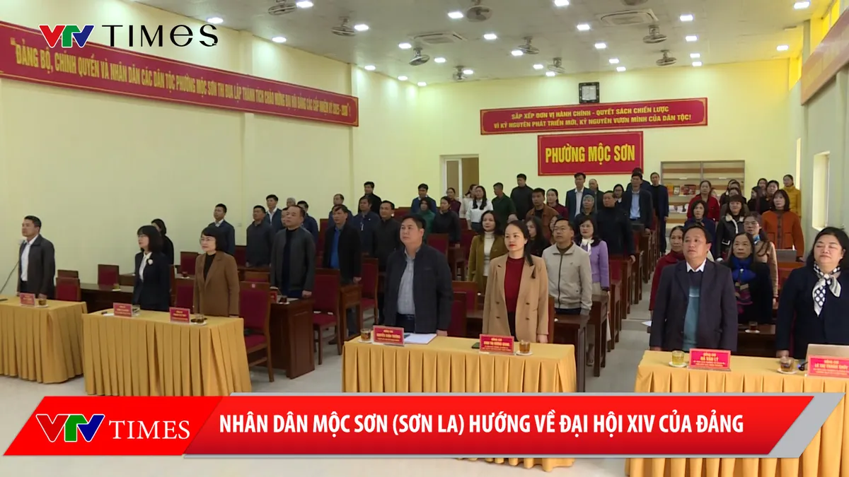 Nh&acirc;n d&acirc;n phường Mộc Sơn (Sơn La) hướng về Đại hội XIV của Đảng - Ảnh 2.