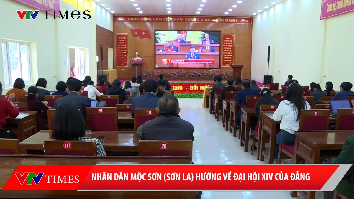 Nh&acirc;n d&acirc;n phường Mộc Sơn (Sơn La) hướng về Đại hội XIV của Đảng - Ảnh 1.