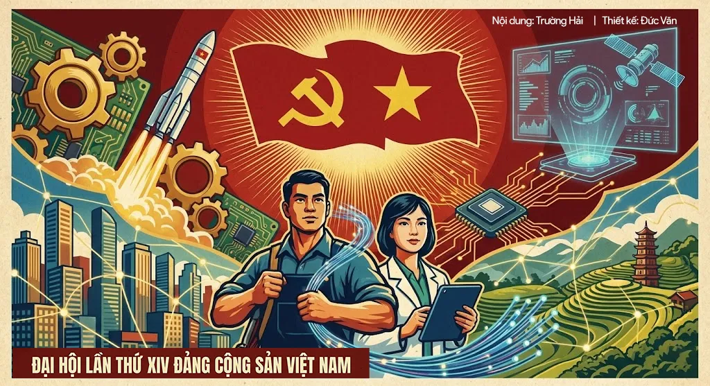 Người trẻ s&aacute;ng tạo &aacute;p ph&iacute;ch ch&agrave;o mừng Đại hội XIV của Đảng - Ảnh 5.