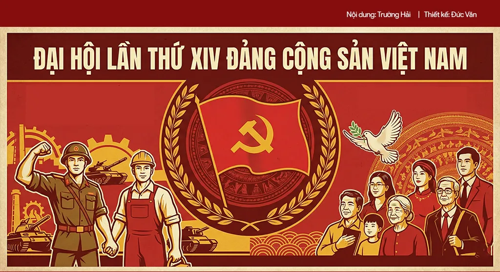 Người trẻ s&aacute;ng tạo &aacute;p ph&iacute;ch ch&agrave;o mừng Đại hội XIV của Đảng - Ảnh 6.